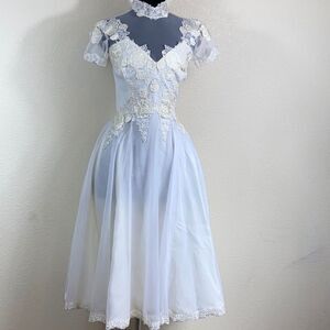 Vintage ILGWU Woman Wedding Dress Size S XS